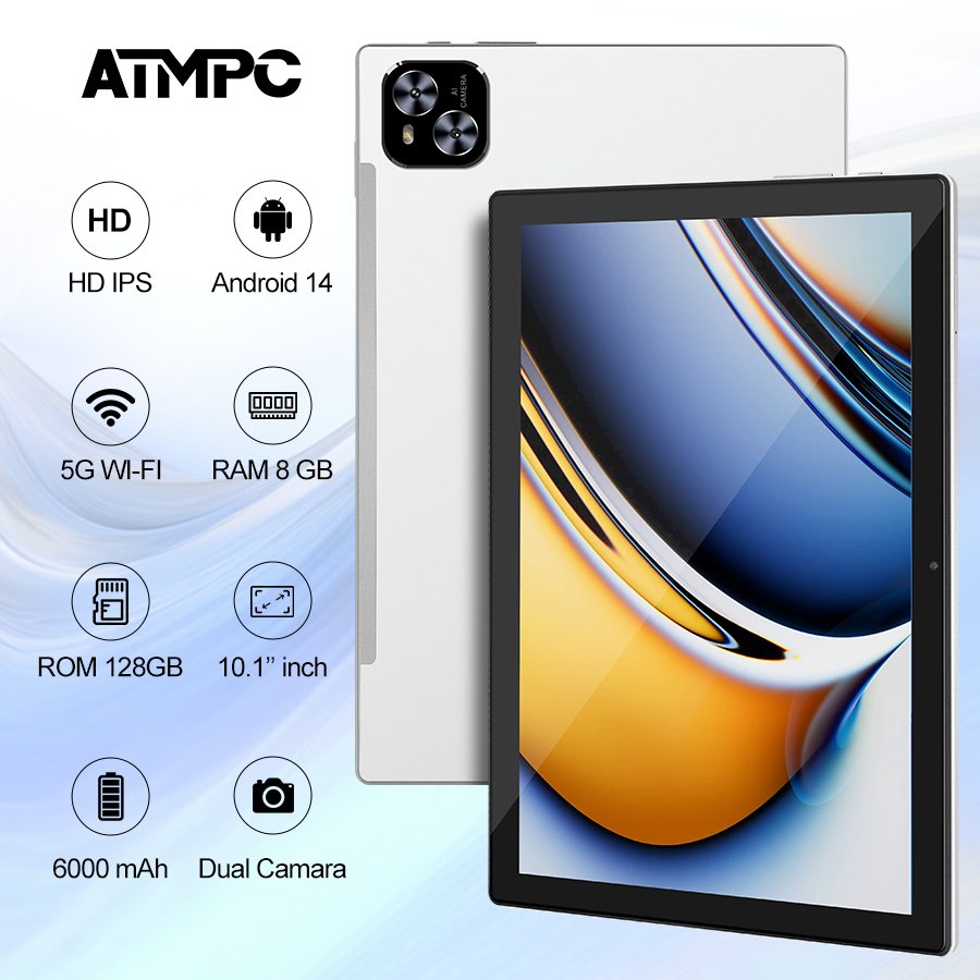 10.1 inch Octa core Wifi android 14 tablet pc