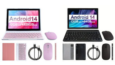 New launches 10.1 inch android tablet with Pink color accessories